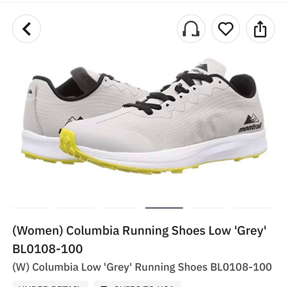 Colombia Montrail F.K.T. Light Womens Running Hiking Trekking Shoes BL0108 Sz 11